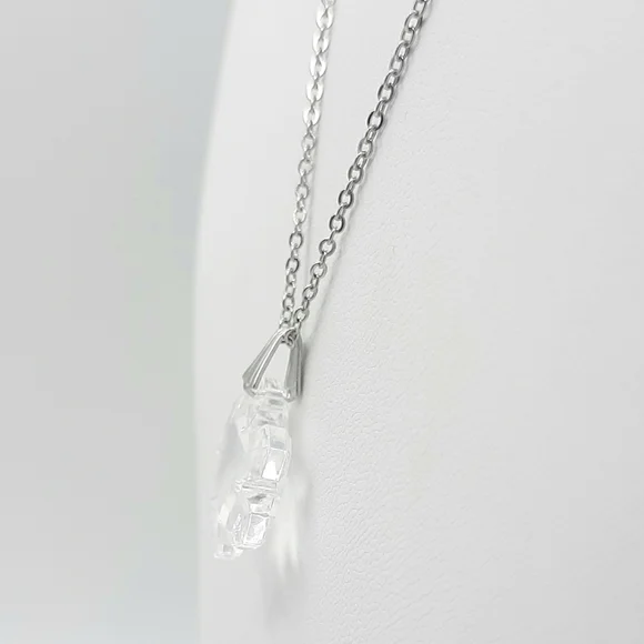 Snowflake 𝅺Swarovski Elements Crystal Necklace Winter Snow New - Picture 5 of 5
